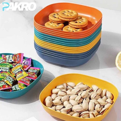 10Pcs Multi-function Spit Bone Plate Set - Dining Table Plates