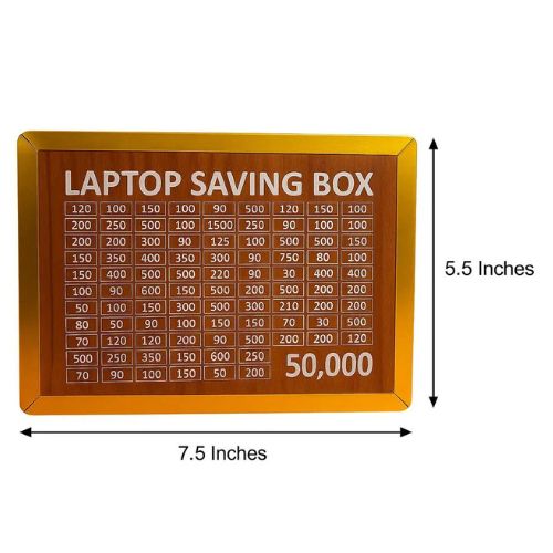 50K Laptop Saving Money Box I Saving Box I Box For Saving I Money Saving Box