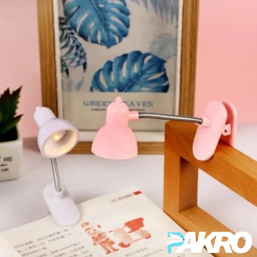 Mini Book Light with Clip – Portable LED Reading Lamp