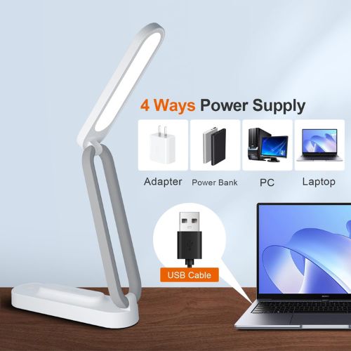 Rechargeable Table LED Study Lamp - Z Shape USB Charging Lamp