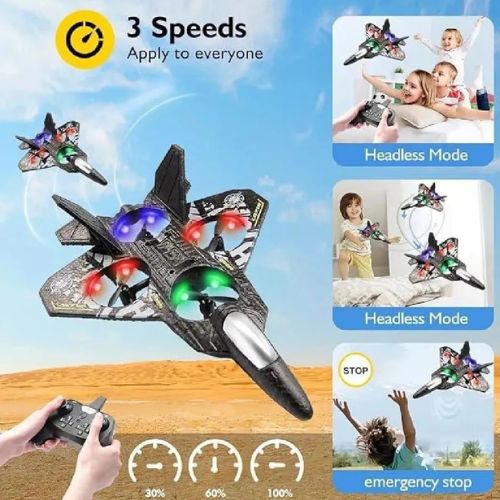 Premium RC Fighter Jet Plane – 2.4G Remote Control Airplane Toy with Lights