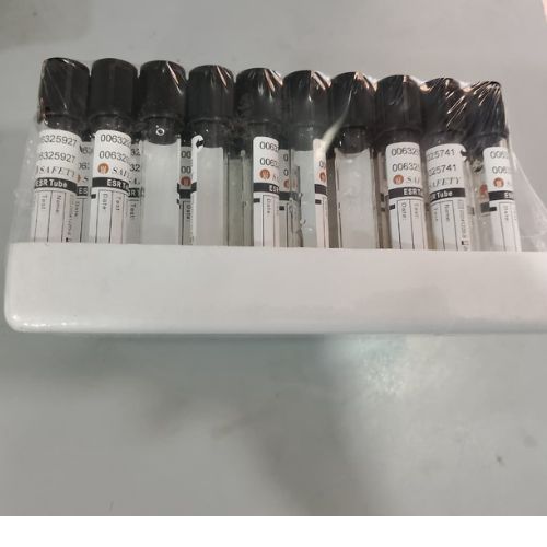 Safety Black Collection Tube – ESR Blood Test Tube - 100pcs