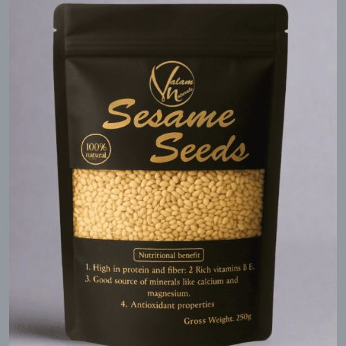 Pure Sesame Seeds – Nutrient-Rich Superfood for Cooking & Baking (250g)