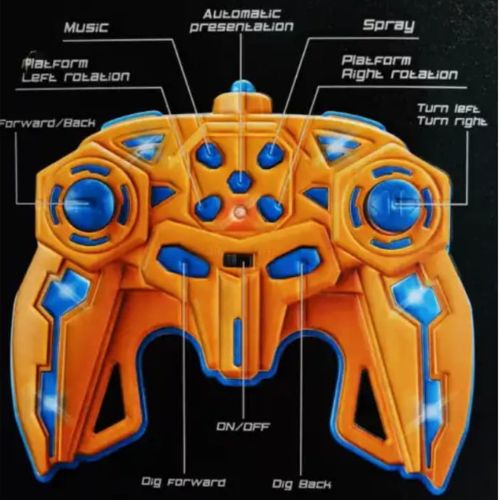 The Perseids Remote Control Bulldozer – 1/16 Scale 11 Channel