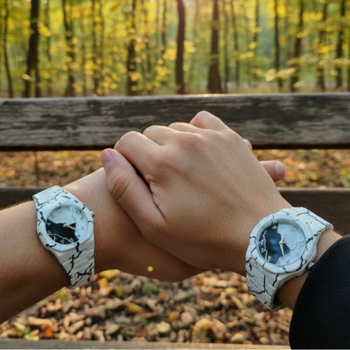 Tiger Aura Pair Watch – Stylish His & Hers Wristwatch Set