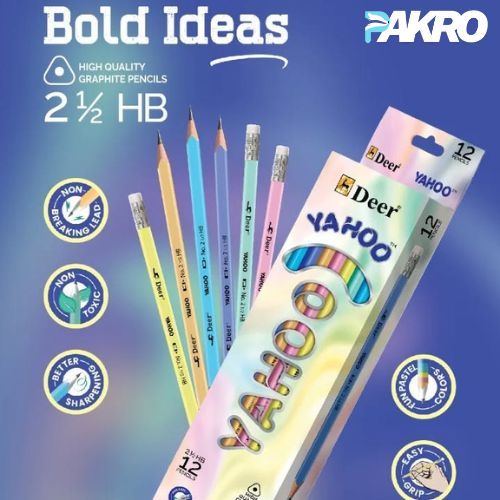 DEER Yahoo Pencil #400 Real wood pencils