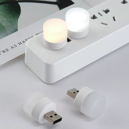 10 Pcs Portable Mini USB Light Bulbs with Type-C Charging Port
