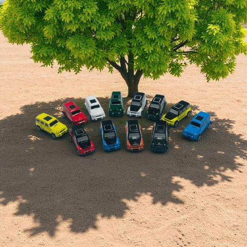 G-Class SUV Metal Toy Cars | Multicolor (Pack of 12)