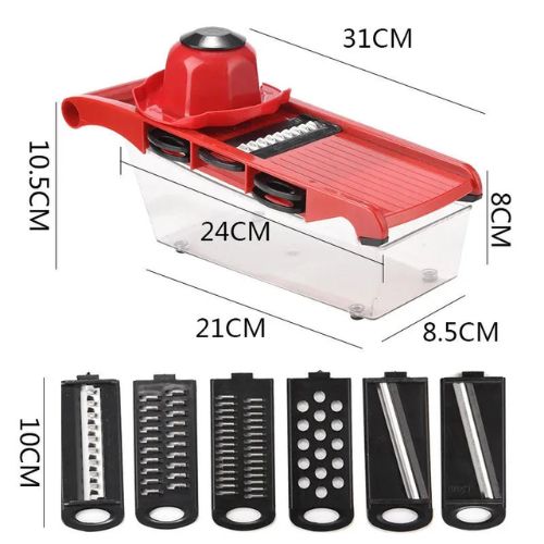 10 in 1 Mandoline Slicer Vegetable Cutter with Stainless Steel Blades