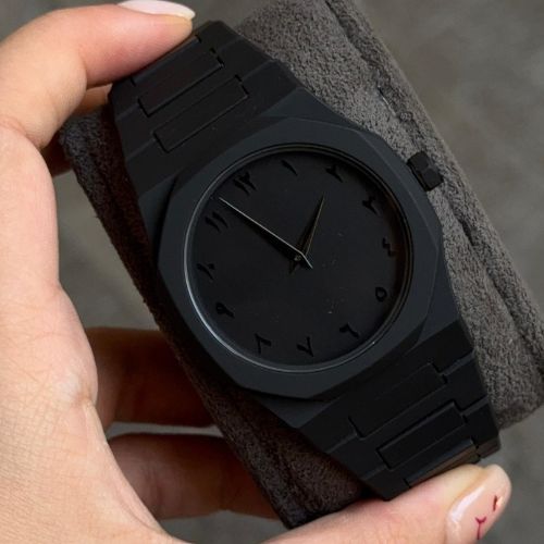 Black Aura Couple Watch - Stylish Fashion Accessories for Men and Women
