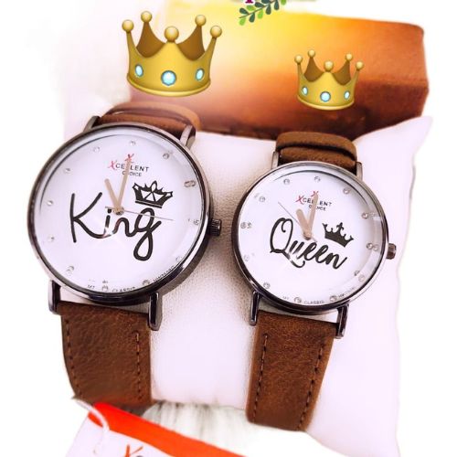 Charming Analogue Couple Watches – Perfect for Unisex Styling