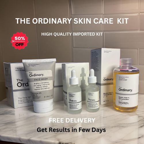 4 in 1 Skincare Bundle – Glycolic Acid, Face Wash, Niacinamide & Hyaluronic Acid Serum