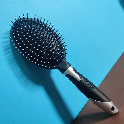Hair Brush, Paddle Brush with Cushion Base, Soft Nylon Bristles With Ball Tipped