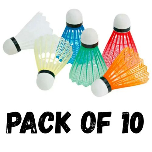 Plastic Badminton Shuttlecocks - Durable Like Flight Shuttles
