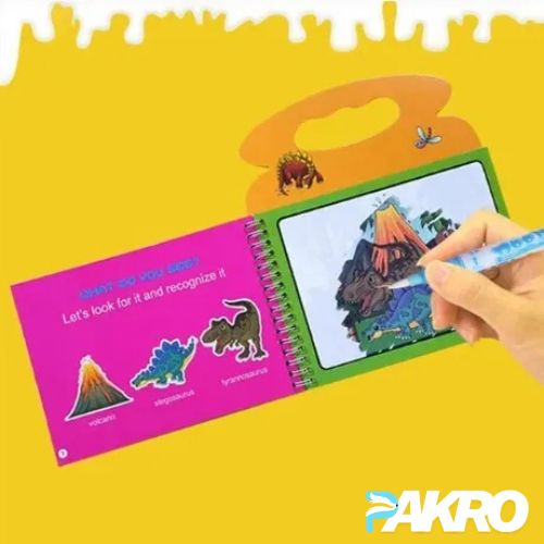 Creative Portable Coloring Notebook For Children Water Magic Book