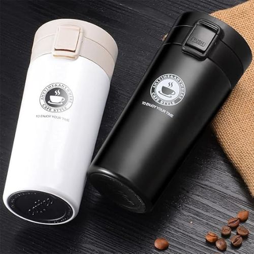 Hot & Cold Stainless Steel Water Bottle Vacuum Flask Coffee Tea Mug , 380ml