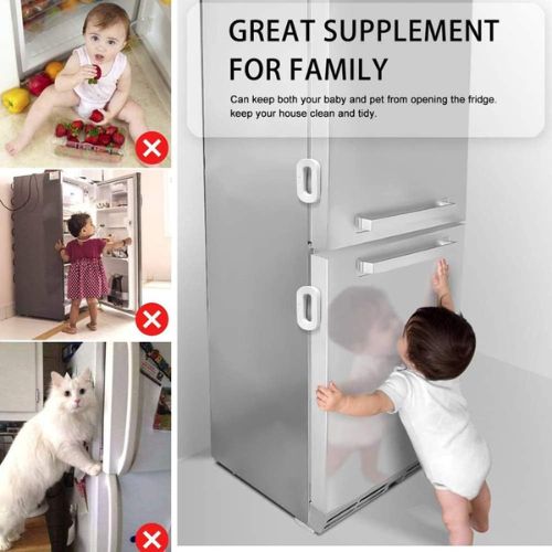 Self Adhesive Child Safety Refrigerator Lock