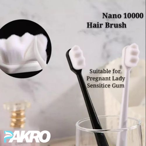 Adult Nano Toothbrush Ultra Soft Toothbrush with Micro Bristles