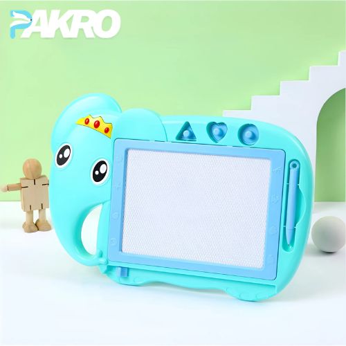 Children Sketchpad Cartoon LCD Writing Tablet - Educational Toy for Kids - Toy tablet with cartoon character on a light green background