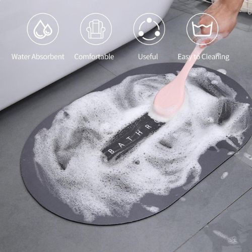 Non-slip Bathroom Mat Non-slip Toilet Super Absorbent Bathtub Mat