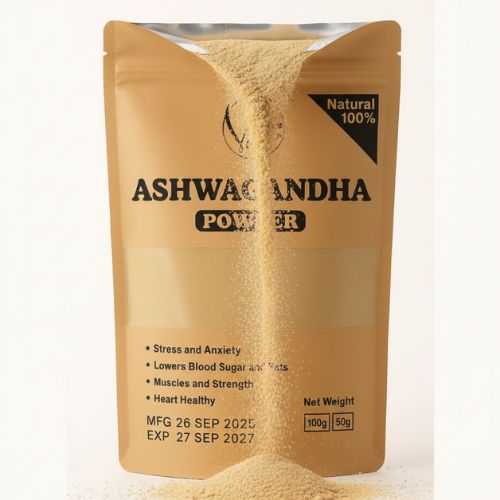 Ashwagandha Powder | Herbal Supplement For Stress Relief, Energy & Immunity Boost (100g)