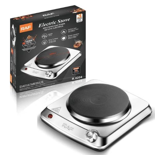 Electric Stove with Adjustable Heat Control, Overheat Protection