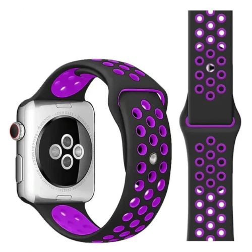 Silicon Dotted Nike Straps For Smart Watches Compatible With 42-44-mm Series