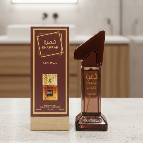 Khamrah Qahwa by Lattafa Perfume | 100 ml | 4 Hours Lasting | Elegant Fragrance