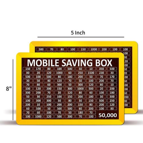 50,000 PKR Target Mobile Saving Box I Daily Money Saving Box