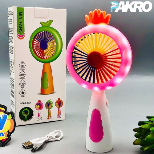 Rechargeable & Portable LED Lighting Mini Fan