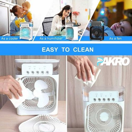 LED Light Cooling Fan for Home, Office & Travel Use