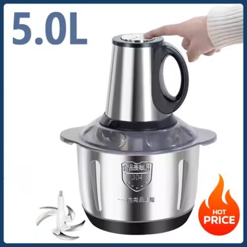 Stainless Steel 2 Speeds Big Capacity Electric Meat Grinder Food Processor