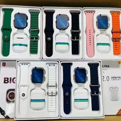 I8 Ultra Smart Watch With Double Strap & Airpods