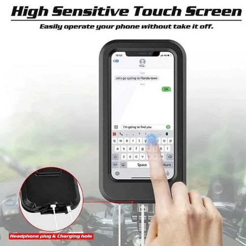 Bike Phone Holder Universal 360° Adjustable Rain Proof Motorcycle Phone Holder