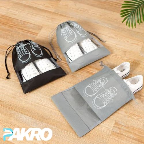 Shoe Storage Bag - Closet Organizer Non-Woven Travel Bag
