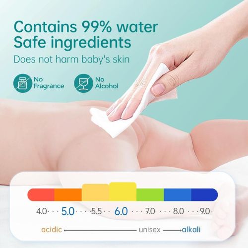 Baby Wet Wipes - Pack Of 2 - Gentle & Effective Cleaning