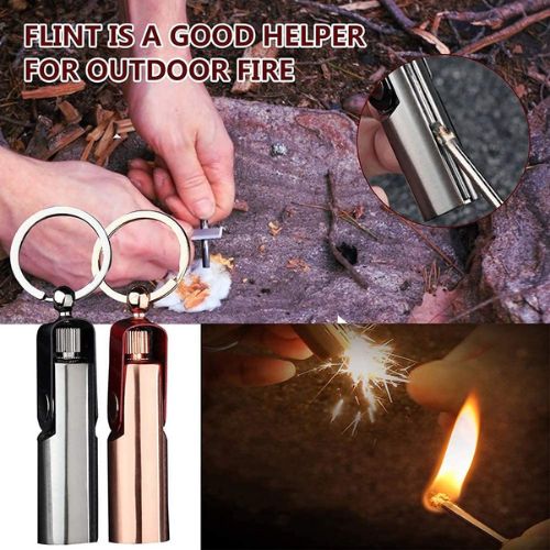 All-Terrain Waterproof Windproof Survival Lighter with Keychain