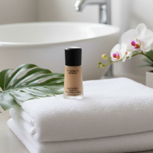 MAC Mineralize Moisture SPF 15 Foundation – NC15 | Hydrating, Natural Satin Finish