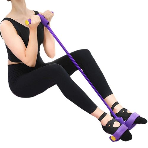 Foot Pedal Resistance Band – Elastic Sit-Up Pull Rope for Yoga & Fitness