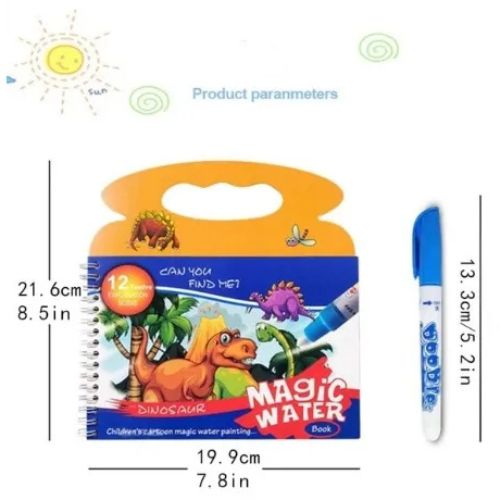Creative Portable Coloring Notebook For Children Water Magic Book
