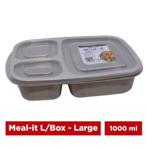 Meal-It 3-Compartment Lunch Box (1000 ml Large) Pakro Store