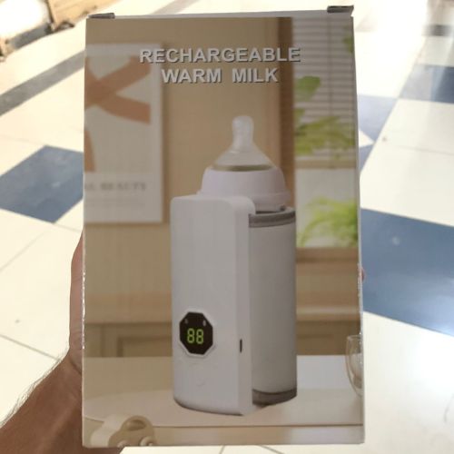 Portable Rechargeable Baby Bottle Warmer | Fast 1-Min Heating, USB Powered