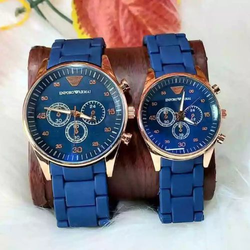 Armani Couple Watch | Stylish Matching His & Her Wristwatch Set