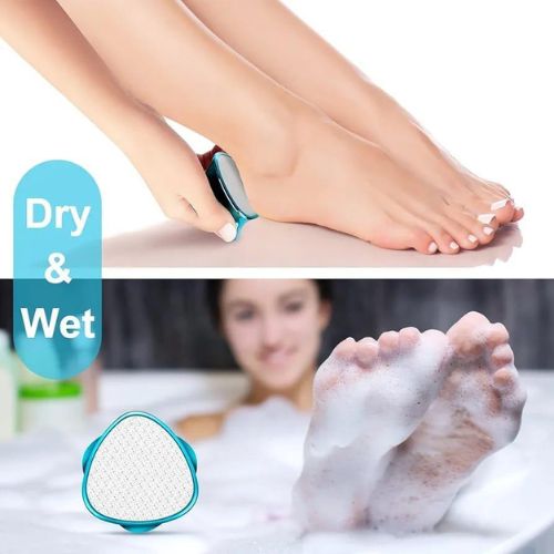Double-Sided Nano Glass Callus Remover & Crystal Hair Eraser 2-in-1