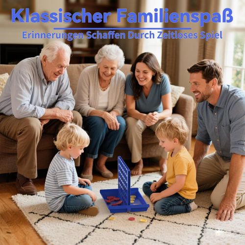 4 IN A ROW Board Game for Kids / Travel Board Game