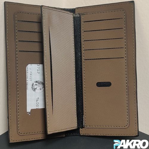 Slim & Light weight Long Wallet For Men - With Multiple Card Slots