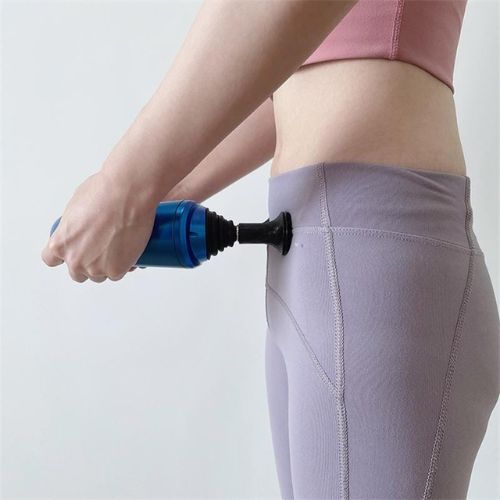 Fitness Muscle Relaxation Massager 6-Gear Adjustment Double Head Fascia Gun Electric Massage Gun