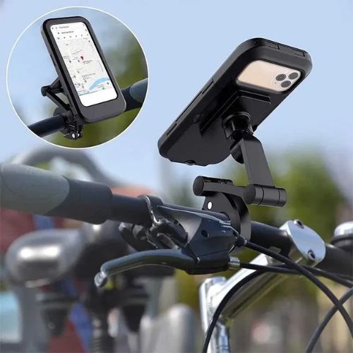 Bike Phone Holder Universal 360° Adjustable Rain Proof Motorcycle Phone Holder