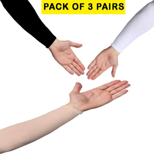 pack of 3 arm sleeve From the Sun, Long-Sleeved Gloves for All Outdoor Sports