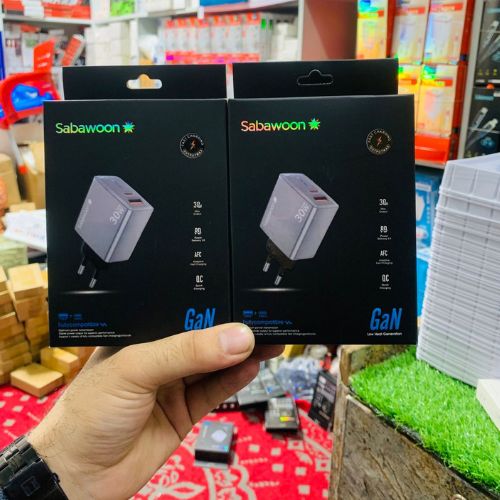 Sabawoon 30W GAN – Fast Charging Power Brick for All Devices without caple
